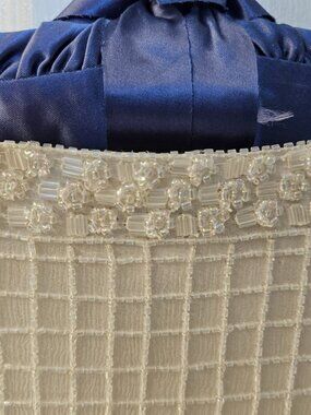 80's Vintage collarless evening jacket - Original Owner